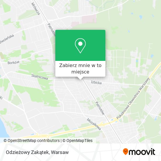 Mapa Odzieżowy Zakątek