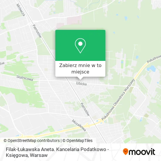 Mapa Filak-Łukawska Aneta. Kancelaria Podatkowo - Księgowa