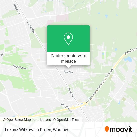 Mapa Łukasz Witkowski Proen