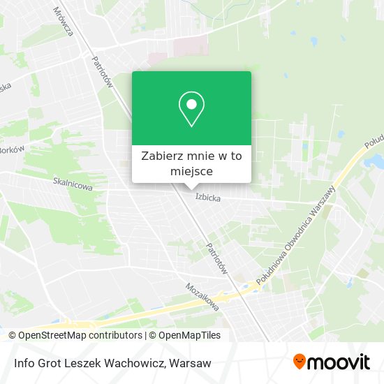 Mapa Info Grot Leszek Wachowicz