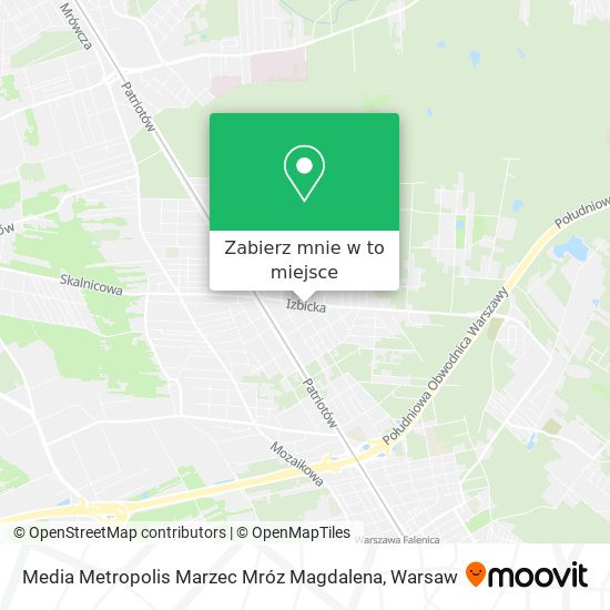 Mapa Media Metropolis Marzec Mróz Magdalena