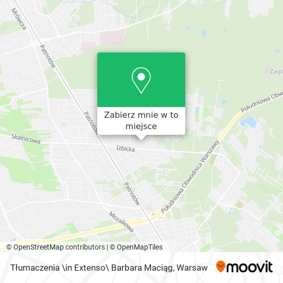 Mapa Tłumaczenia \in Extenso\ Barbara Maciąg