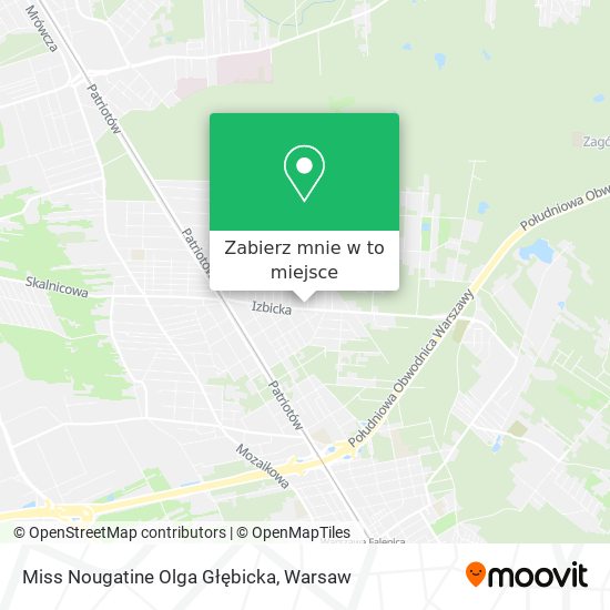 Mapa Miss Nougatine Olga Głębicka