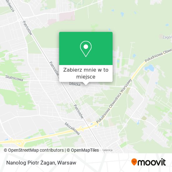 Mapa Nanolog Piotr Żagan