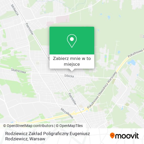 Mapa Rodziewicz Zakład Poligraficzny Eugeniusz Rodziewicz