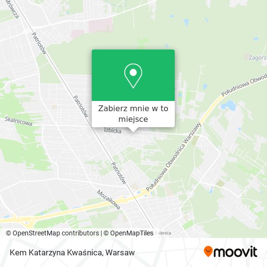 Mapa Kem Katarzyna Kwaśnica