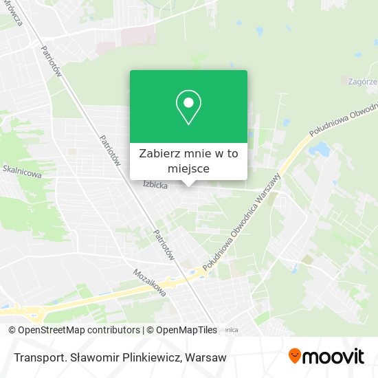 Mapa Transport. Sławomir Plinkiewicz