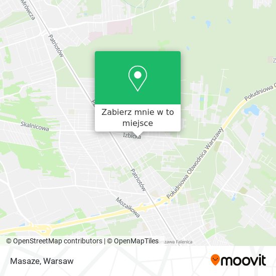 Mapa Masaze