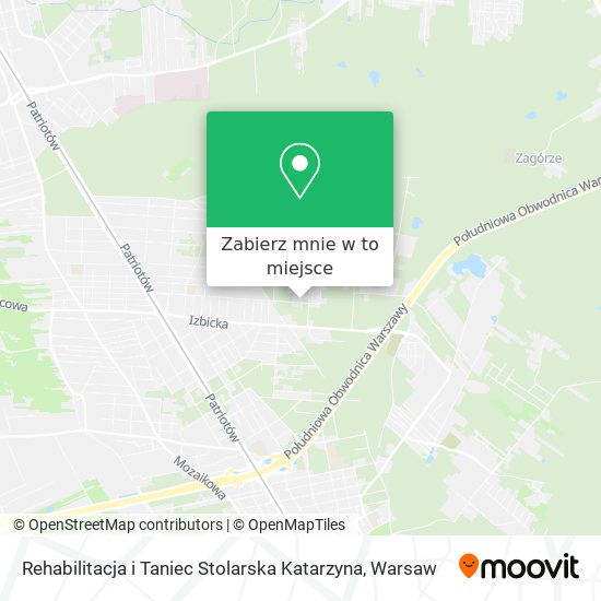 Mapa Rehabilitacja i Taniec Stolarska Katarzyna