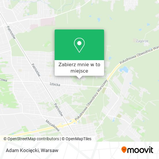 Mapa Adam Kocięcki