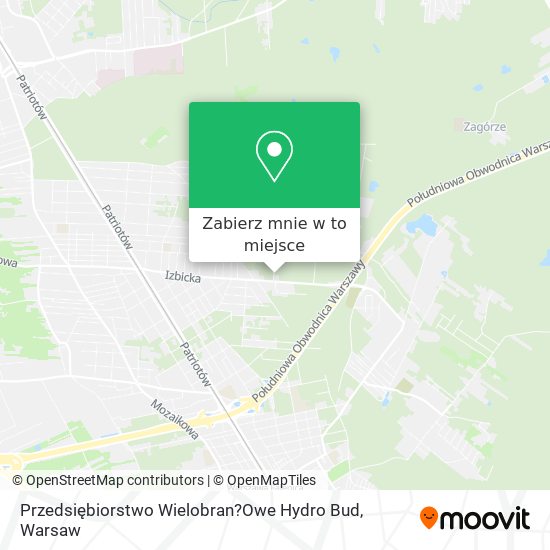 Mapa Przedsiębiorstwo Wielobran?Owe Hydro Bud