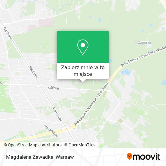 Mapa Magdalena Zawadka