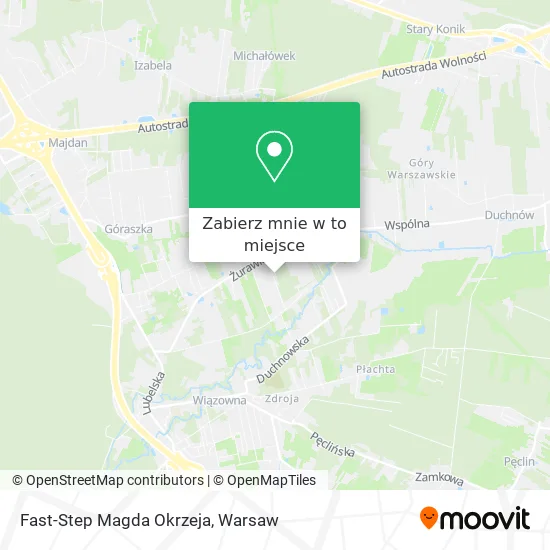 Mapa Fast-Step Magda Okrzeja