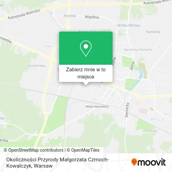 Mapa Okoliczności Przyrody Małgorzata Czmoch-Kowalczyk