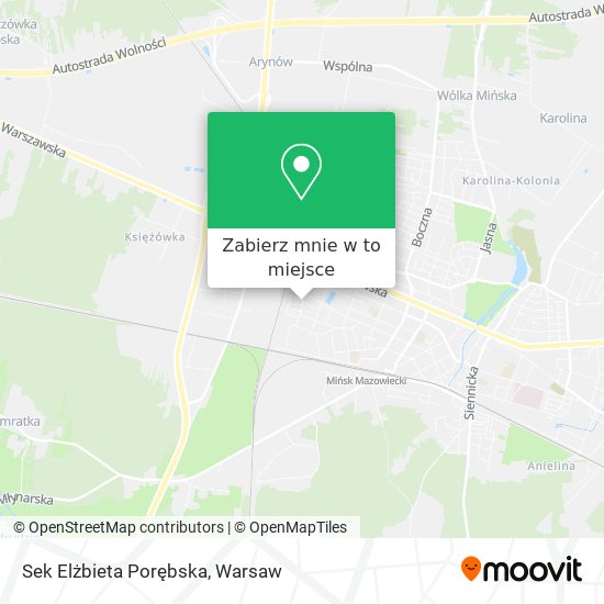 Mapa Sek Elżbieta Porębska