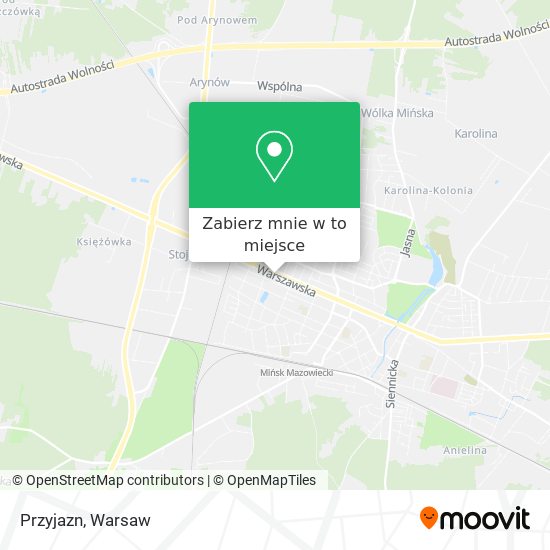 Mapa Przyjazn