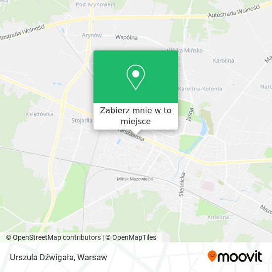 Mapa Urszula Dźwigała