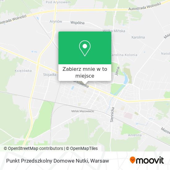 Mapa Punkt Przedszkolny Domowe Nutki