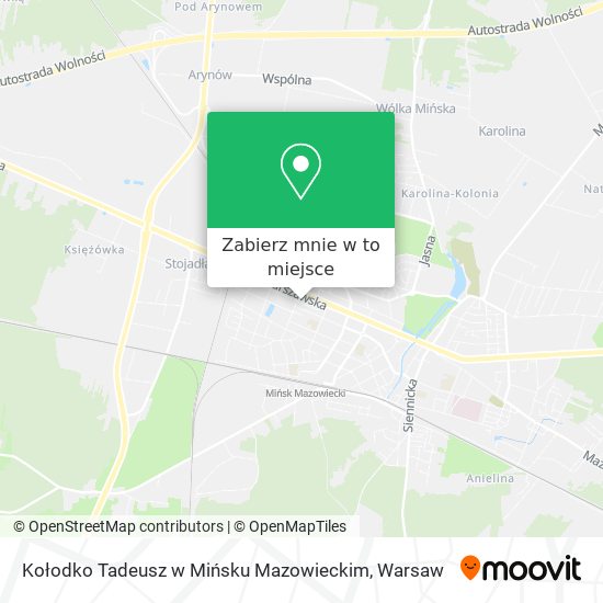 Mapa Kołodko Tadeusz w Mińsku Mazowieckim