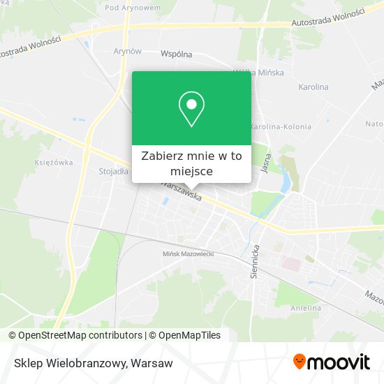 Mapa Sklep Wielobranzowy