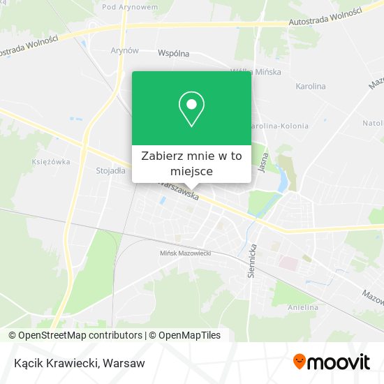 Mapa Kącik Krawiecki