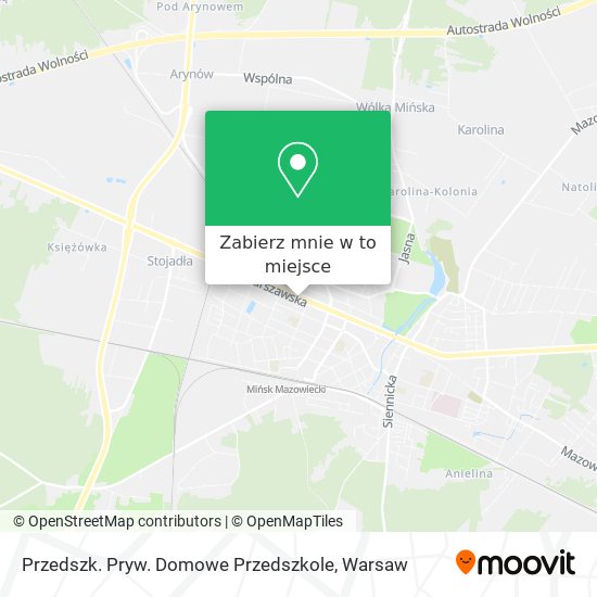 Mapa Przedszk. Pryw. Domowe Przedszkole