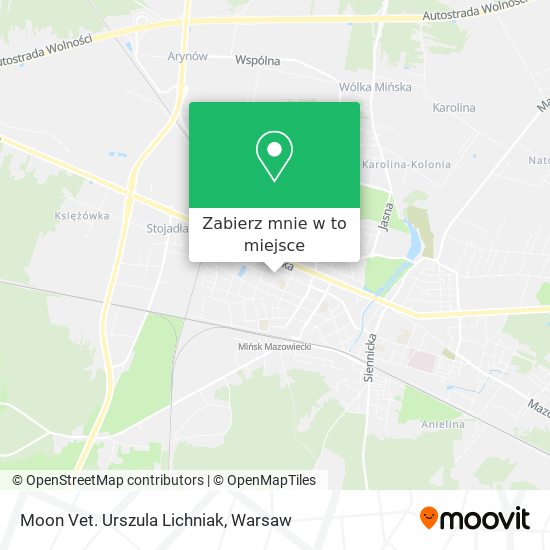 Mapa Moon Vet. Urszula Lichniak