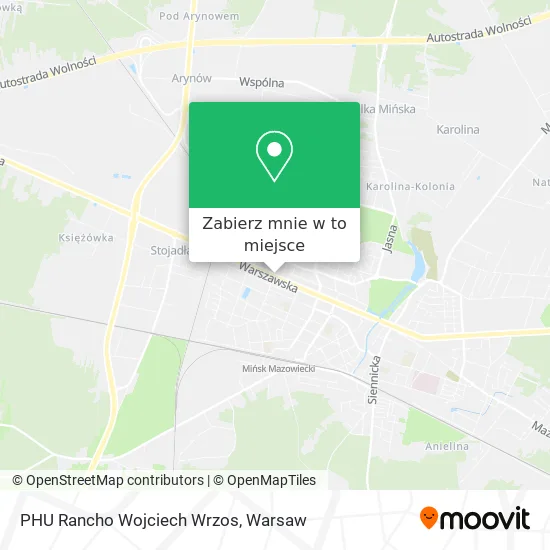 Mapa PHU Rancho Wojciech Wrzos
