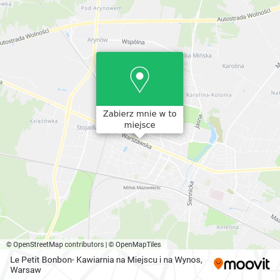 Mapa Le Petit Bonbon- Kawiarnia na Miejscu i na Wynos