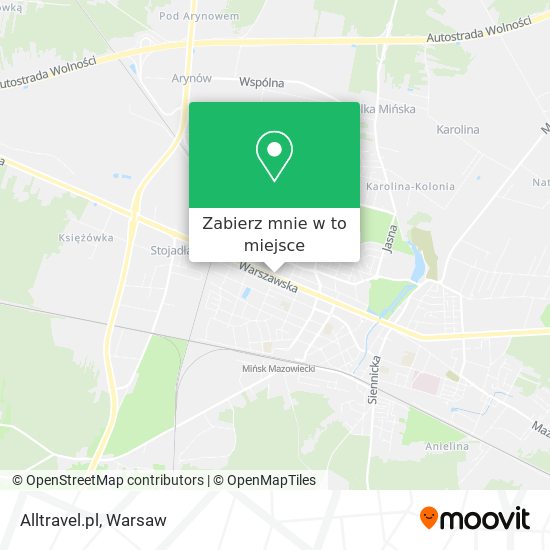 Mapa Alltravel.pl