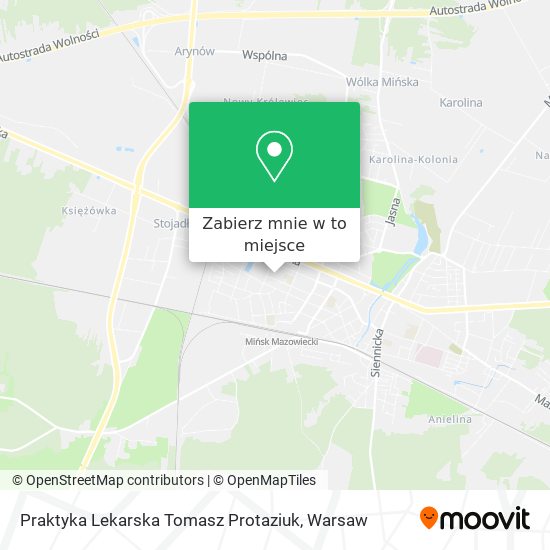 Mapa Praktyka Lekarska Tomasz Protaziuk