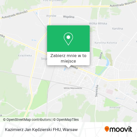 Mapa Kazimierz Jan Kędzierski FHU