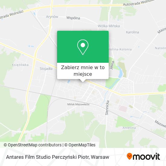 Mapa Antares Film Studio Perczyński Piotr