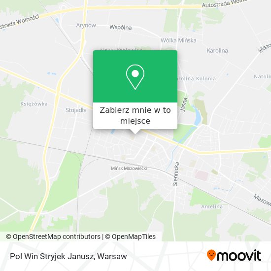 Mapa Pol Win Stryjek Janusz