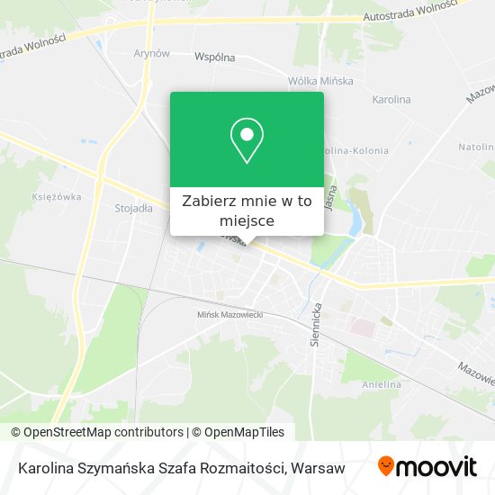 Mapa Karolina Szymańska Szafa Rozmaitości