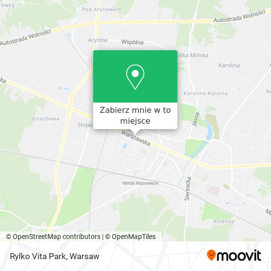 Mapa Rylko Vita Park