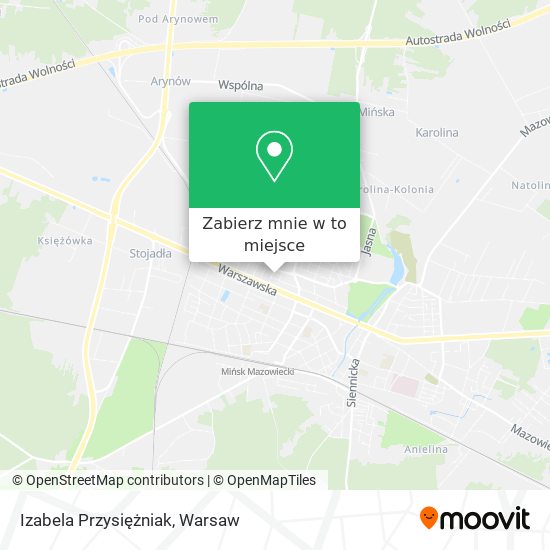 Mapa Izabela Przysiężniak