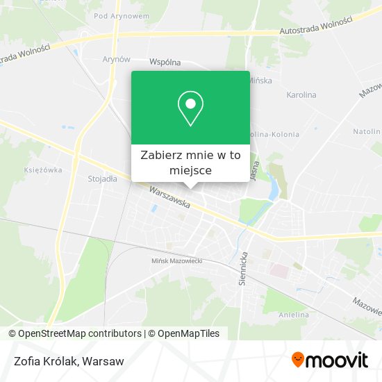 Mapa Zofia Królak