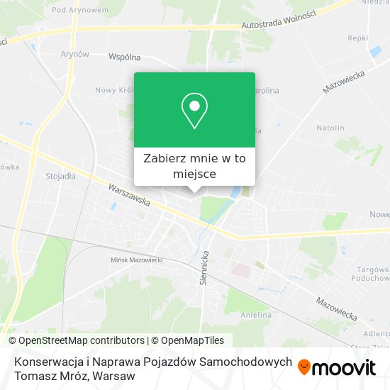 Mapa Konserwacja i Naprawa Pojazdów Samochodowych Tomasz Mróz