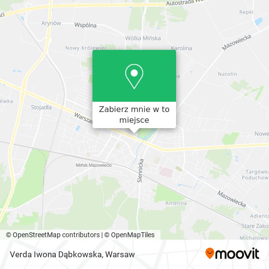 Mapa Verda Iwona Dąbkowska