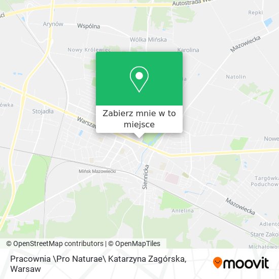 Mapa Pracownia \Pro Naturae\ Katarzyna Zagórska