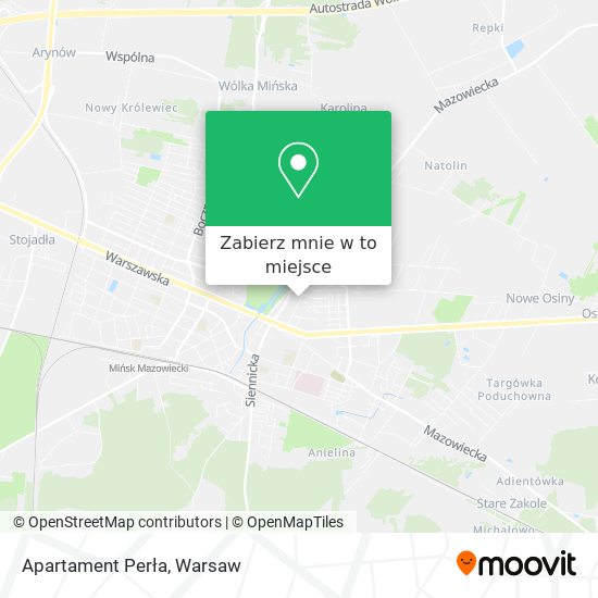 Mapa Apartament Perła