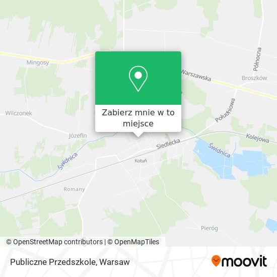 Mapa Publiczne Przedszkole