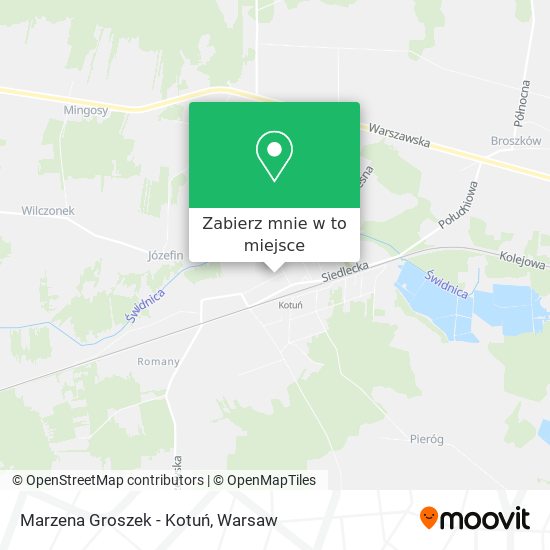 Mapa Marzena Groszek - Kotuń