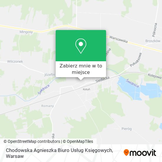 Mapa Chodowska Agnieszka Biuro Usług Księgowych