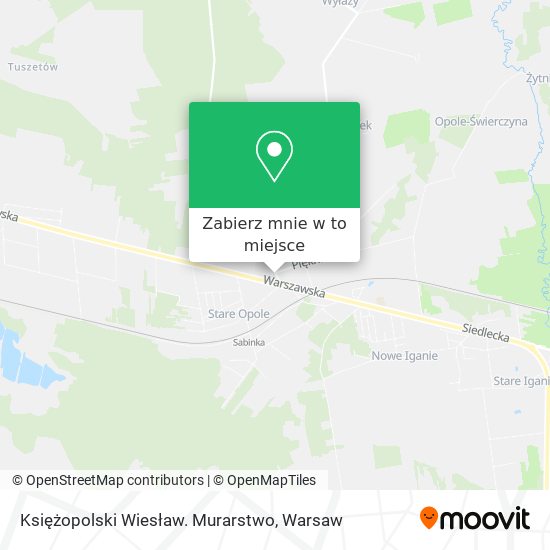 Mapa Księżopolski Wiesław. Murarstwo