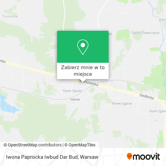 Mapa Iwona Paprocka Iwbud Dar Bud