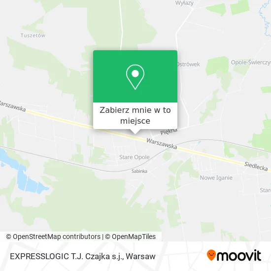 Mapa EXPRESSLOGIC T.J. Czajka s.j.
