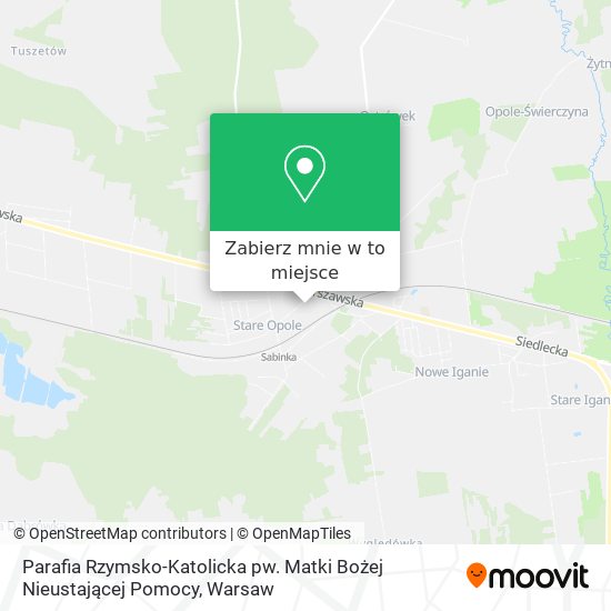 Mapa Parafia Rzymsko-Katolicka pw. Matki Bożej Nieustającej Pomocy