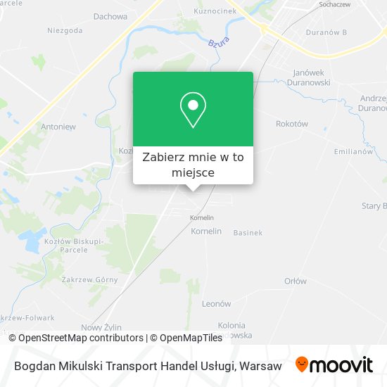 Mapa Bogdan Mikulski Transport Handel Usługi